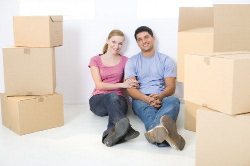 Business relocation using a moving truck in Westkensington