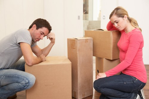 Local movers handling a flat relocation in West Kensington