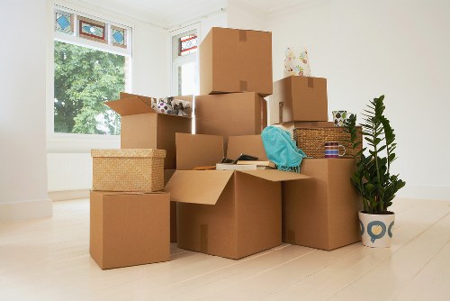Careful loading of student furniture during Westkensington removals